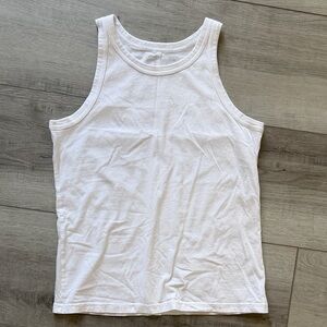 Everlane Organic Cotton Cutaway Tank M / White EUC